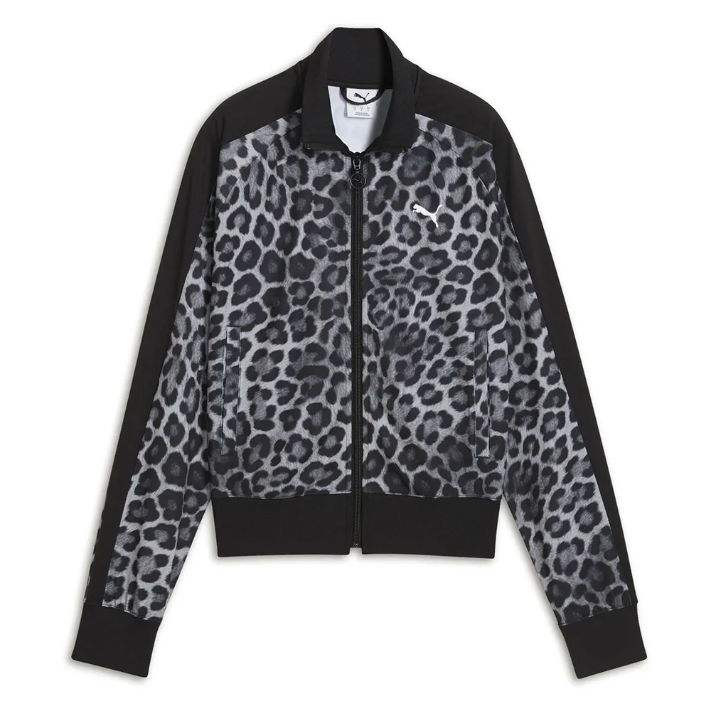 

Толстовка Puma T7 Leo Luxe Aop full zip, серый