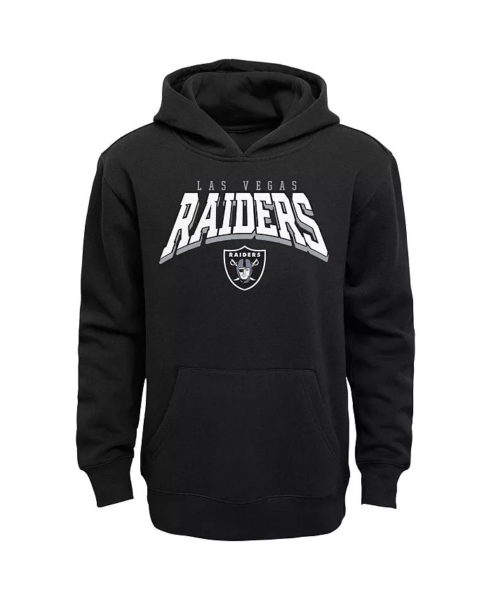 Комплект из флиса Las Vegas Raiders Dynamic Duo: толстовка с капюшоном и спортивные штаны для малышей Outerstuff — фото 2