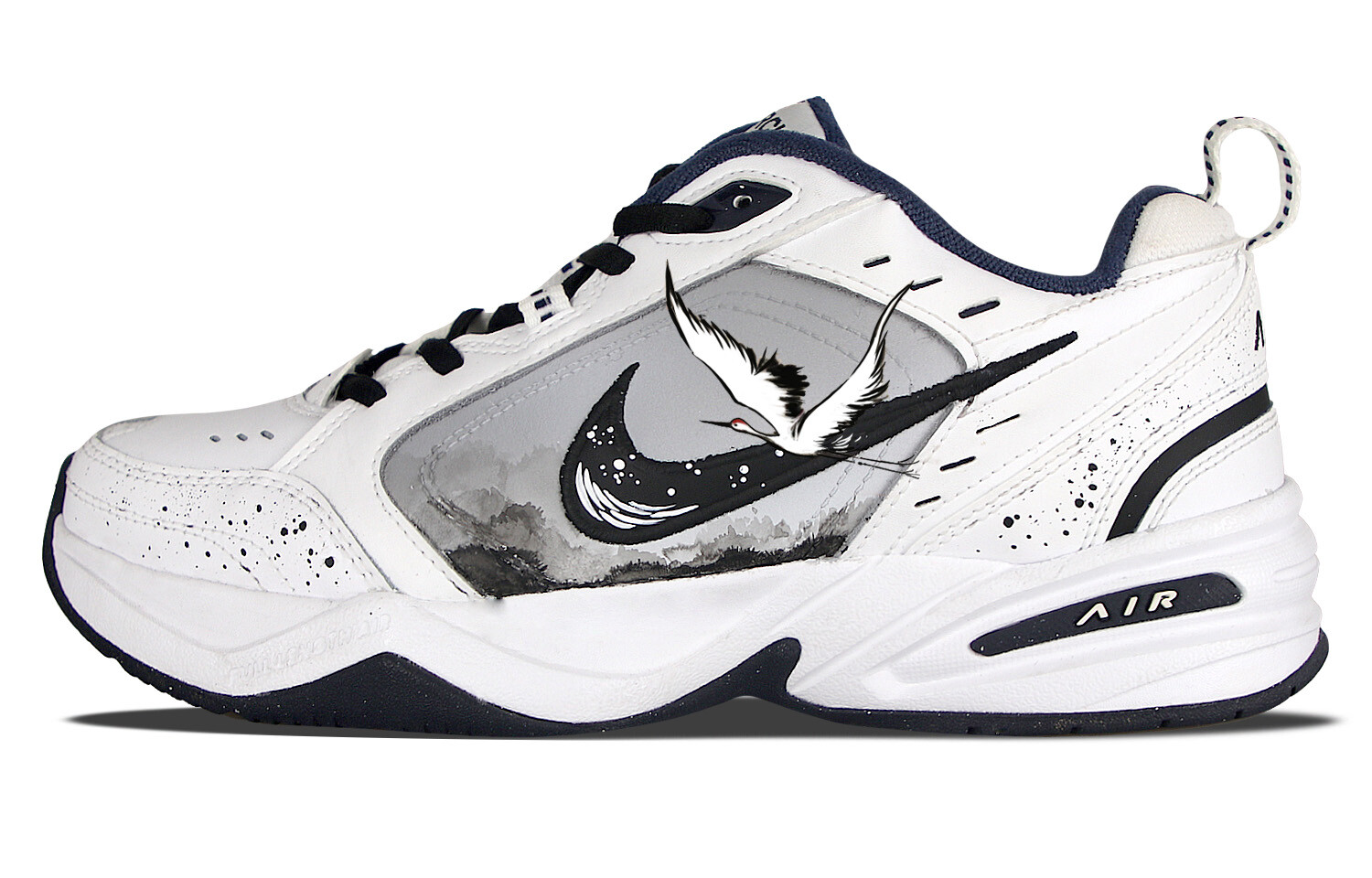 

Кроссовки Nike Air Monarch 4 Chunky Sneakers Unisex Low-Top Black, Черный, Кроссовки Nike Air Monarch 4 Chunky Sneakers Unisex Low-Top Black