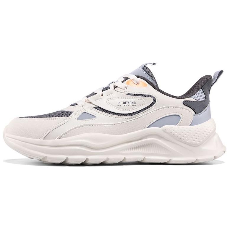 

361° Амортизирующие дышащие низкие массивные кроссовки мужские бежево-серые - дымчато-серый/овсяное молоко, цвет Smoke Gray/Oat Milk