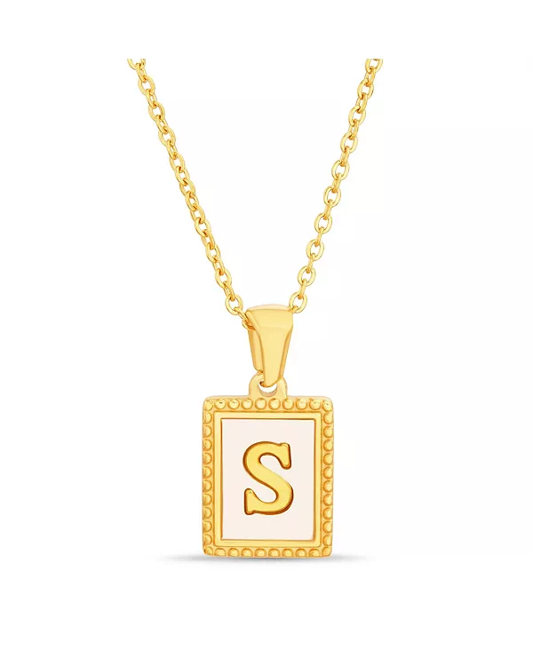 

Ожерелье с подвеской в виде инициала золотистого тона Kensie, s