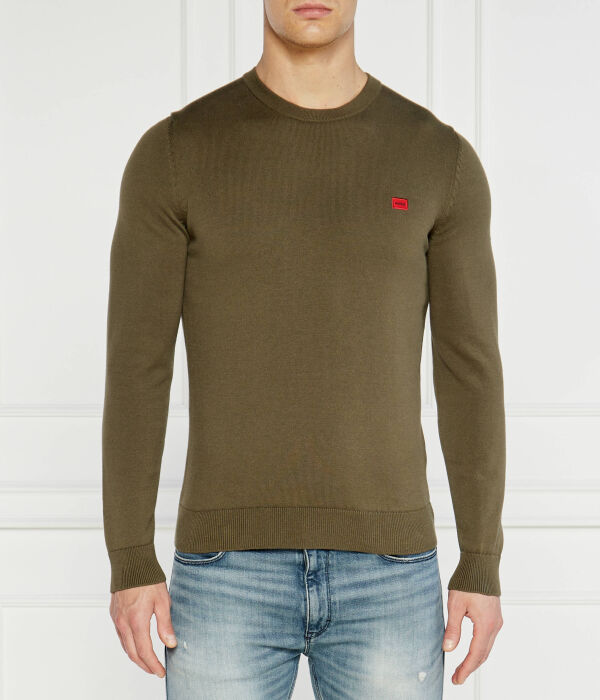 

Свитер Сан Кассий Regular fit Hugo, зеленый