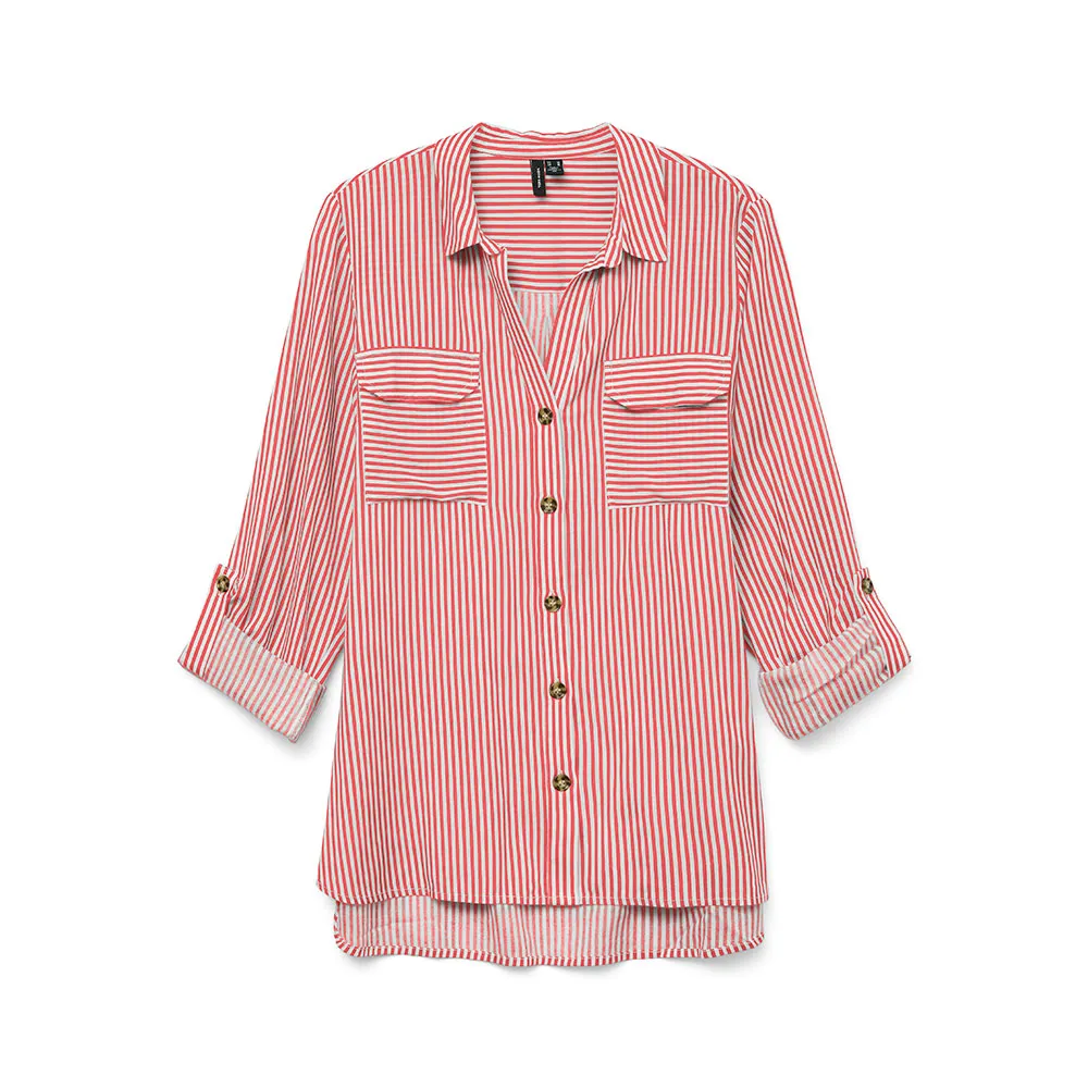 

Рубашка с длинным рукавом Vero Moda Bumpy, розовый