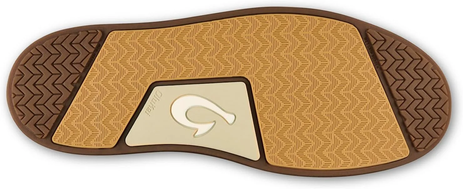 

Мужские ботинки OLUKAI Papaku 'Ili, прочная водонепроницаемая кожа, уютная стеганая подкладка, амортизация на весь день, комфортные резиновые подошвы с хорошим сцеплением на мокрой поверхности