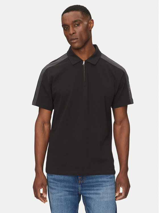 

Рубашка поло стандартный крой Logo Tape J30J327240 Calvin Klein Jeans, черный