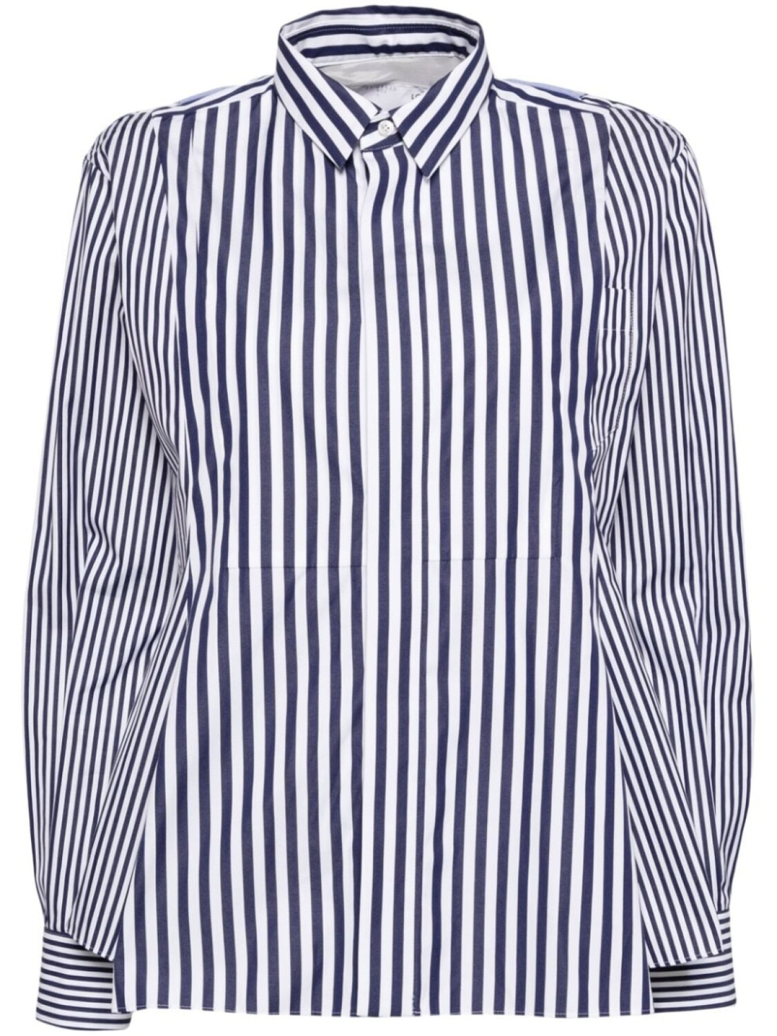 

Sacai рубашка в полоску, синий