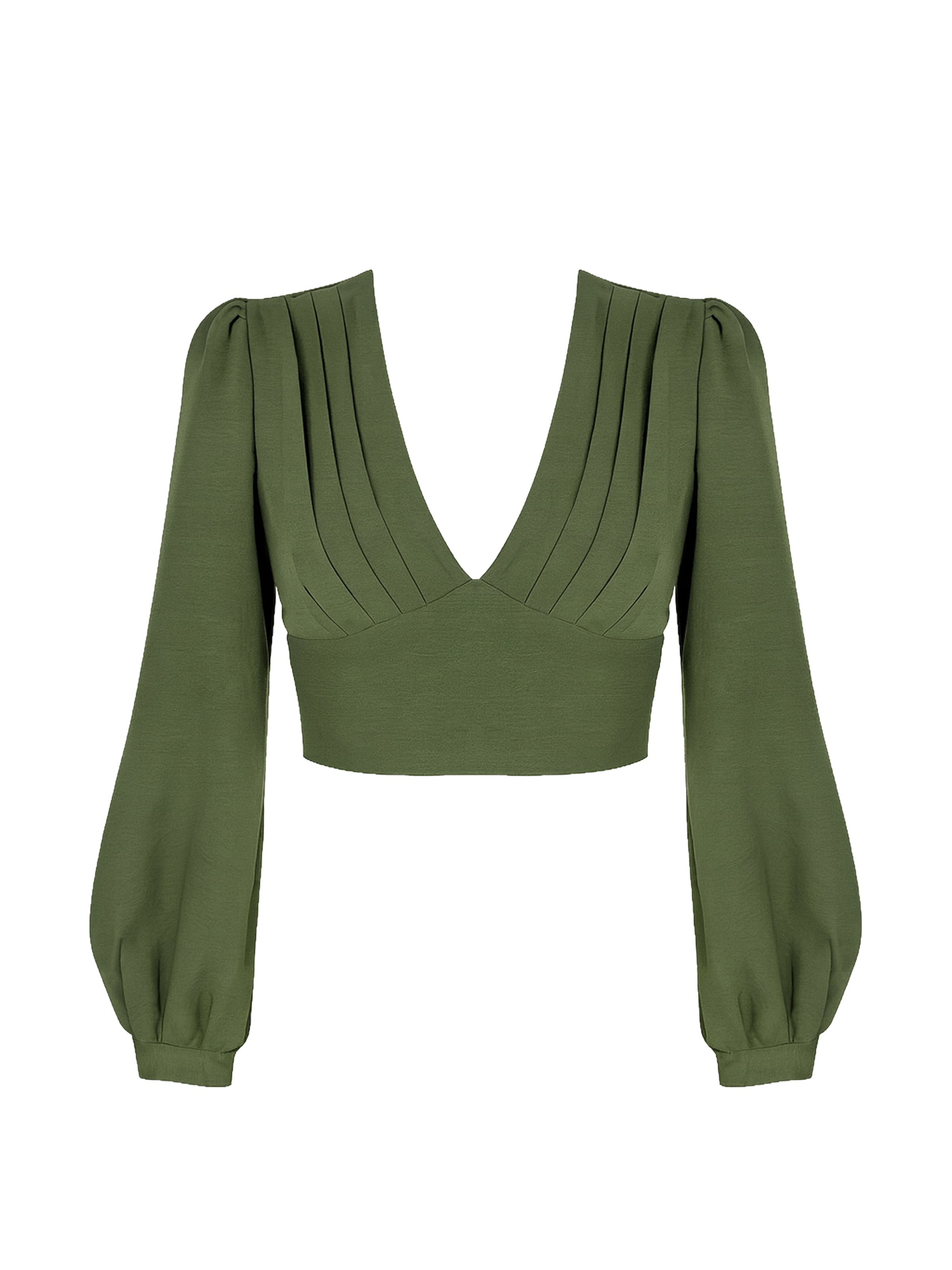 

Elara Блузка в темно-зеленом цвете