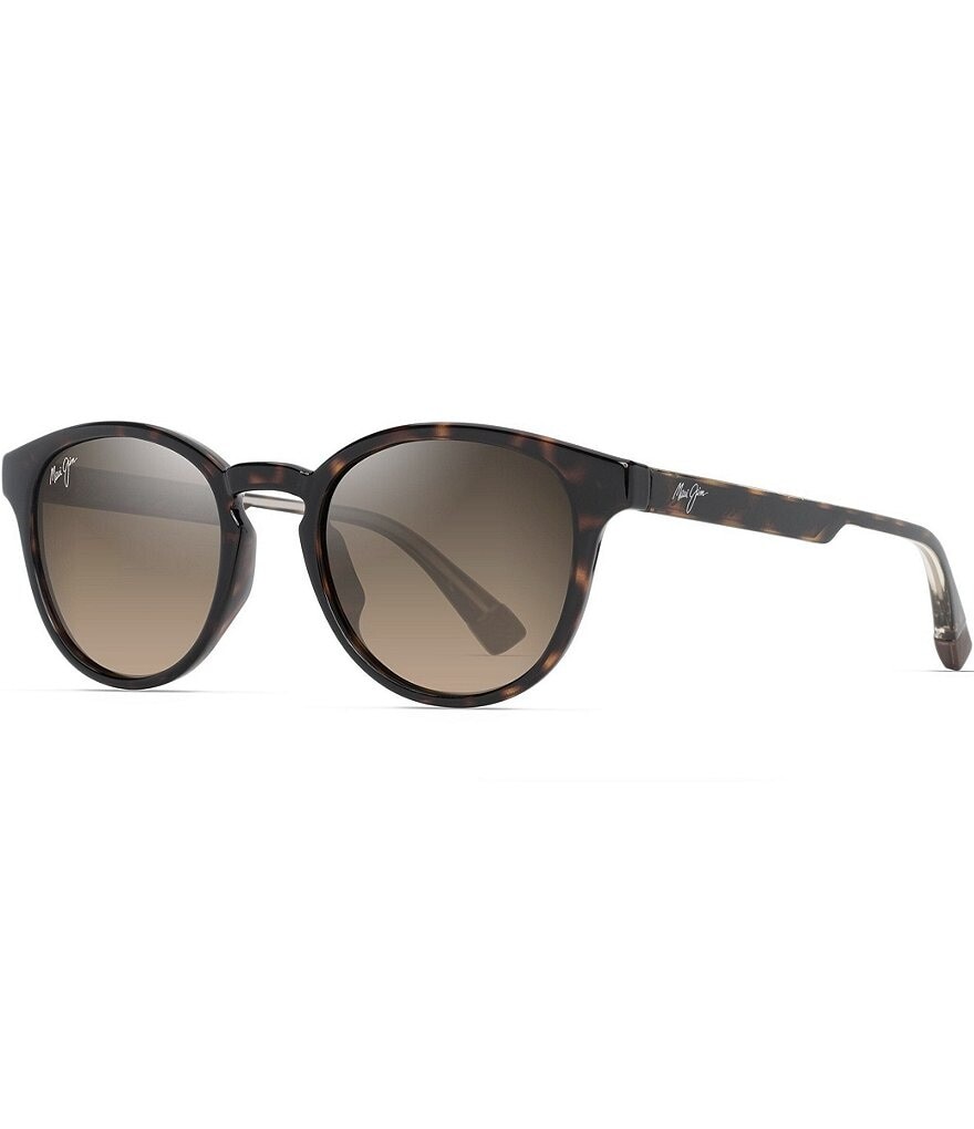 

Круглые солнцезащитные очки унисекс Maui Jim Hiehie PolarizedPlus2, 50 мм, Гавана, коричневый