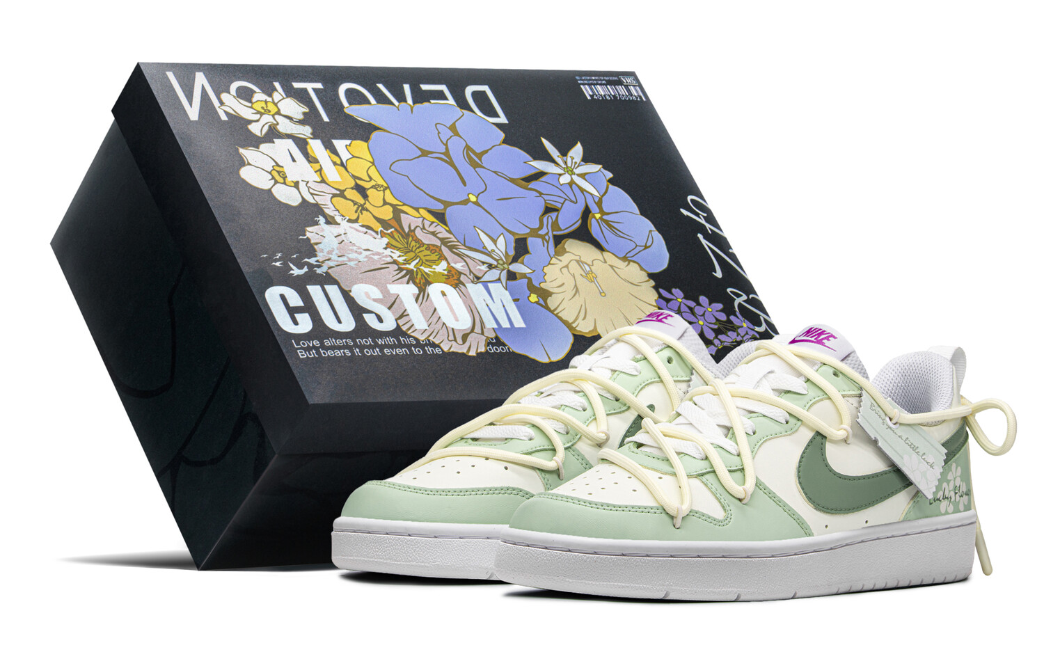 

Кроссовки Nike Court Borough Skateboard Shoes Women's Low-Top White/Green