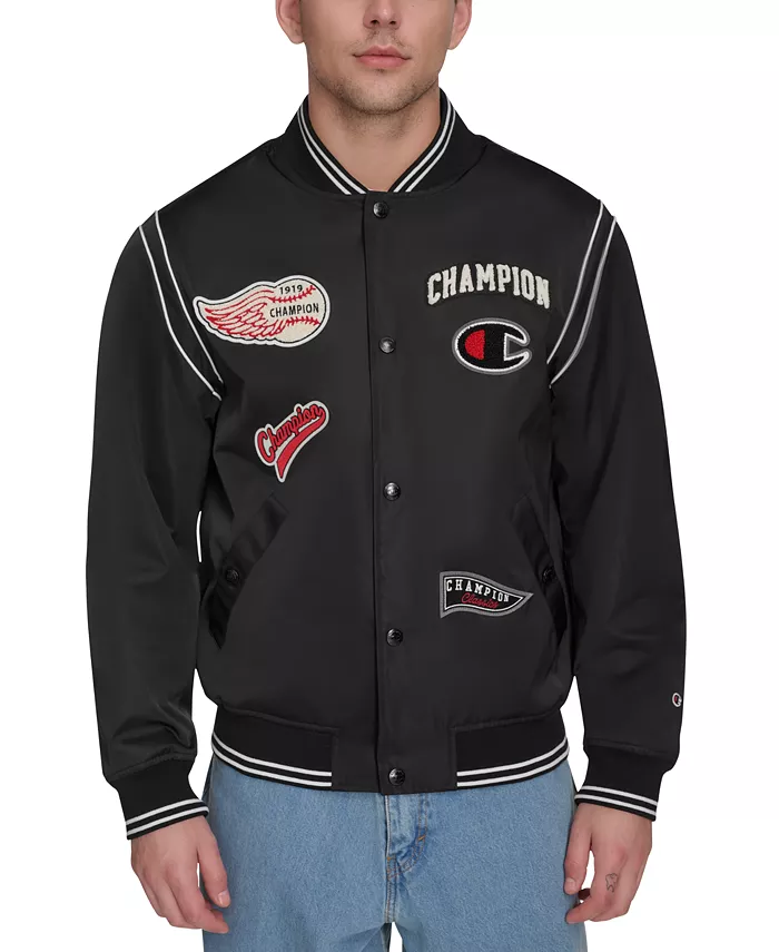 

Мужская бомбер Varsity Patch Champion, черный