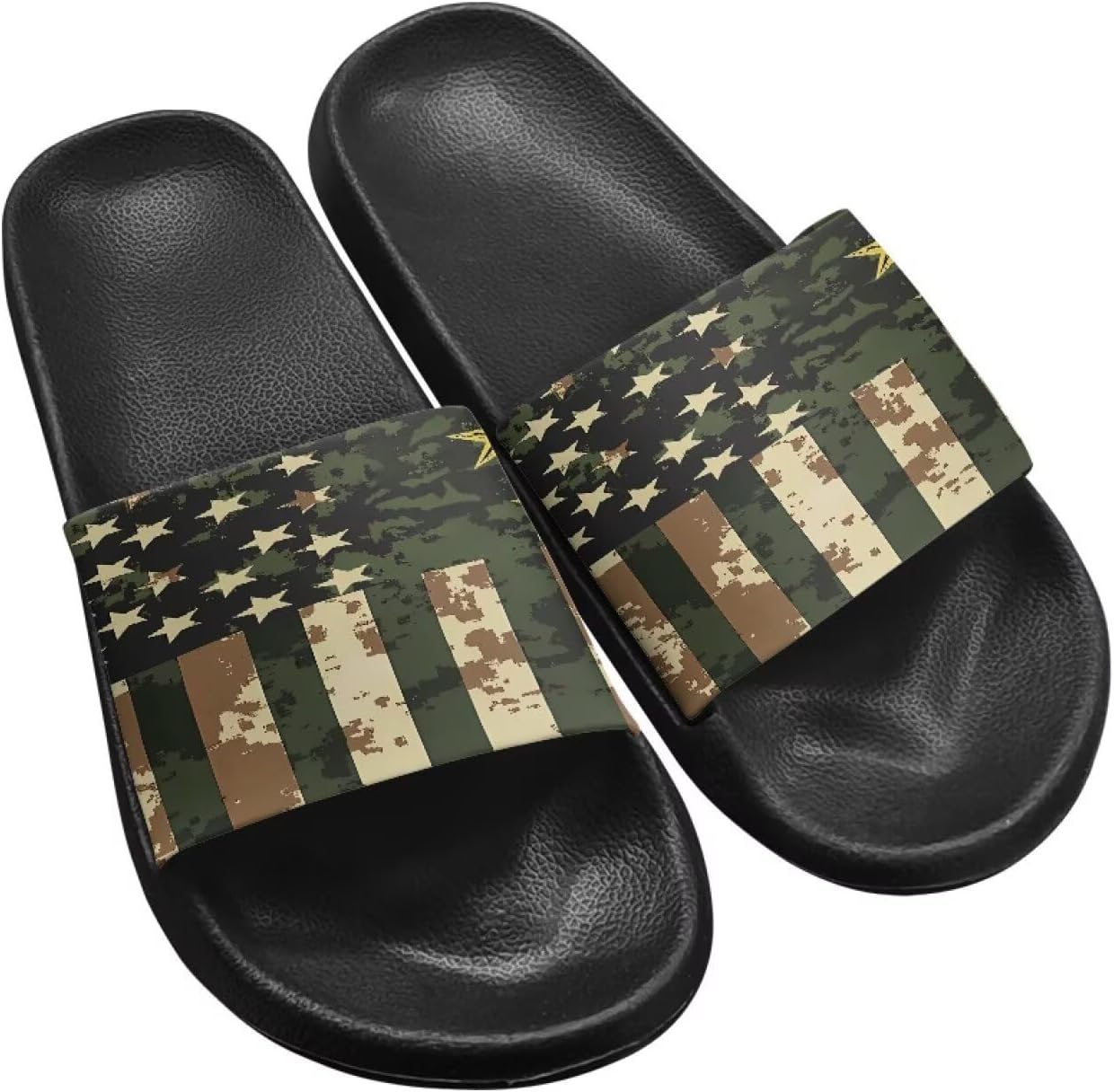 

Узкие шлепанцы для мужчин, плоские сандалии для душа с открытым носком, амортизирующие из ЭВА, летние тапочки-шлепанцы Twousenru, зеленый