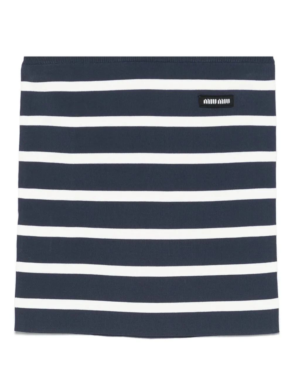 

Топ в полоску MIU MIU, синий