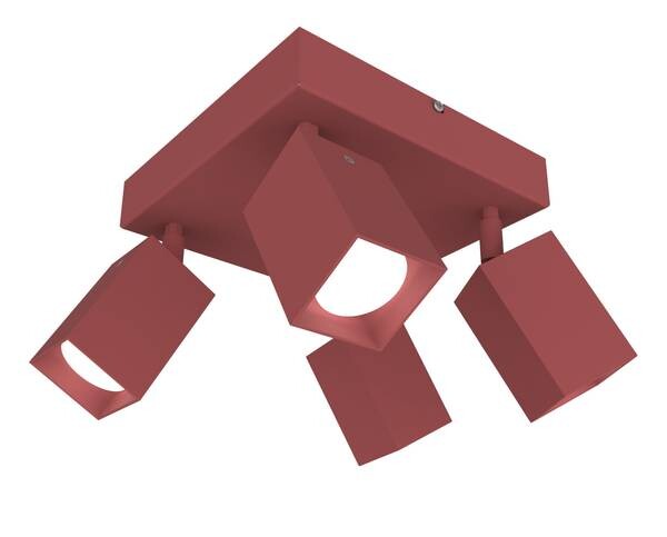 

Потолочный светильник Lumicom Brick X4, красный