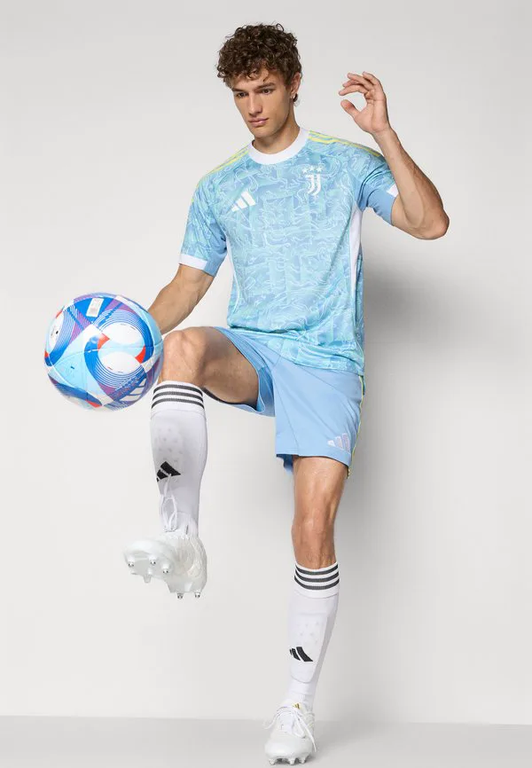 Оригинальная выездная футболка «ювентуса» сезона 25/26. Adidas Performance, Ash Blue — фото 4