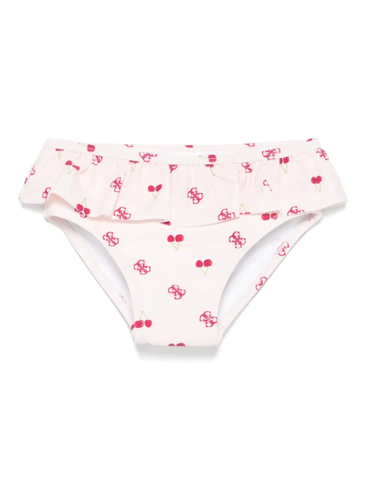 

Плавки бикини с принтом вишни guess kids, розовый