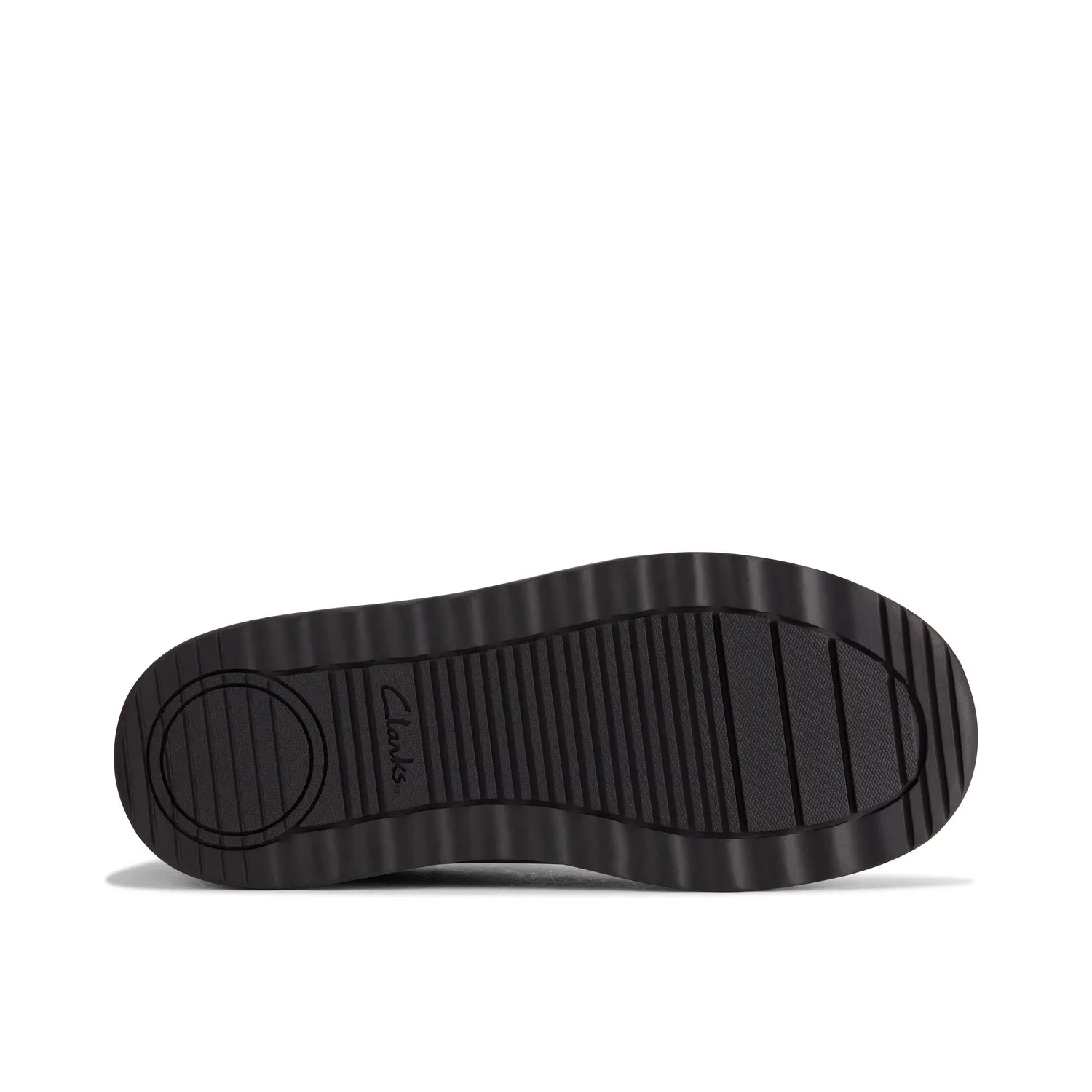 Кроссовки Clarks Daze Step для девочек, кожаные, на липучках, черные — фото 3