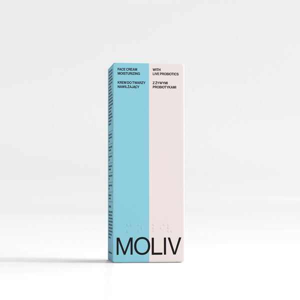 Крем для лица Moliv — Увлажняющий с живыми пробиотиками, 30 мл — фото 2