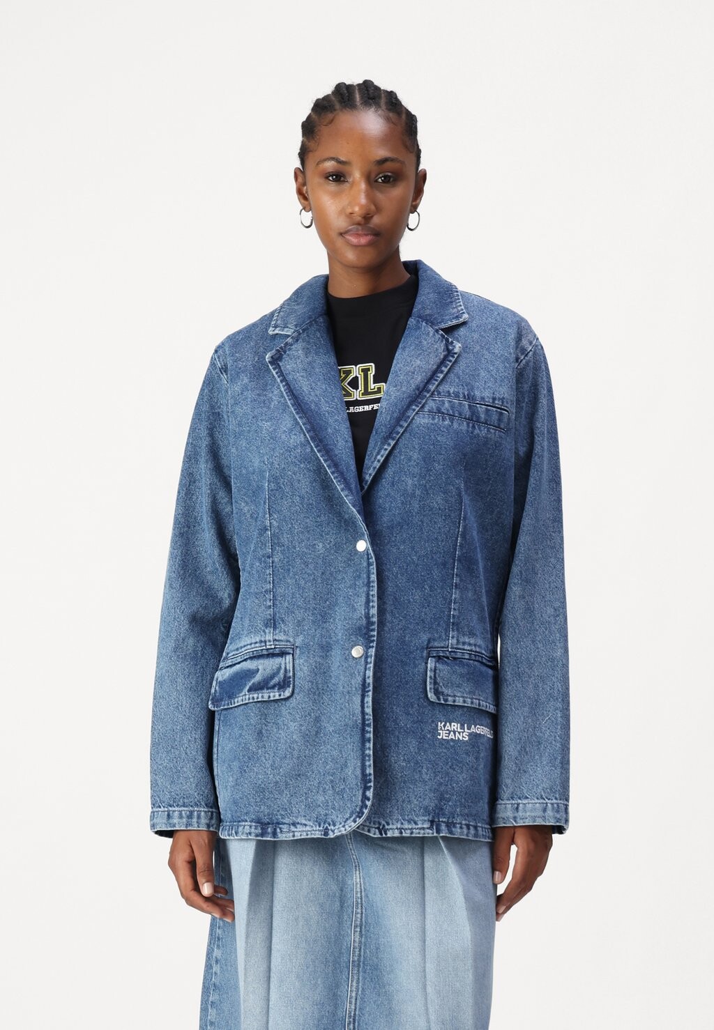 

Блейзер BLAZER Karl Lagerfeld, цвет Mid Blue Stone
