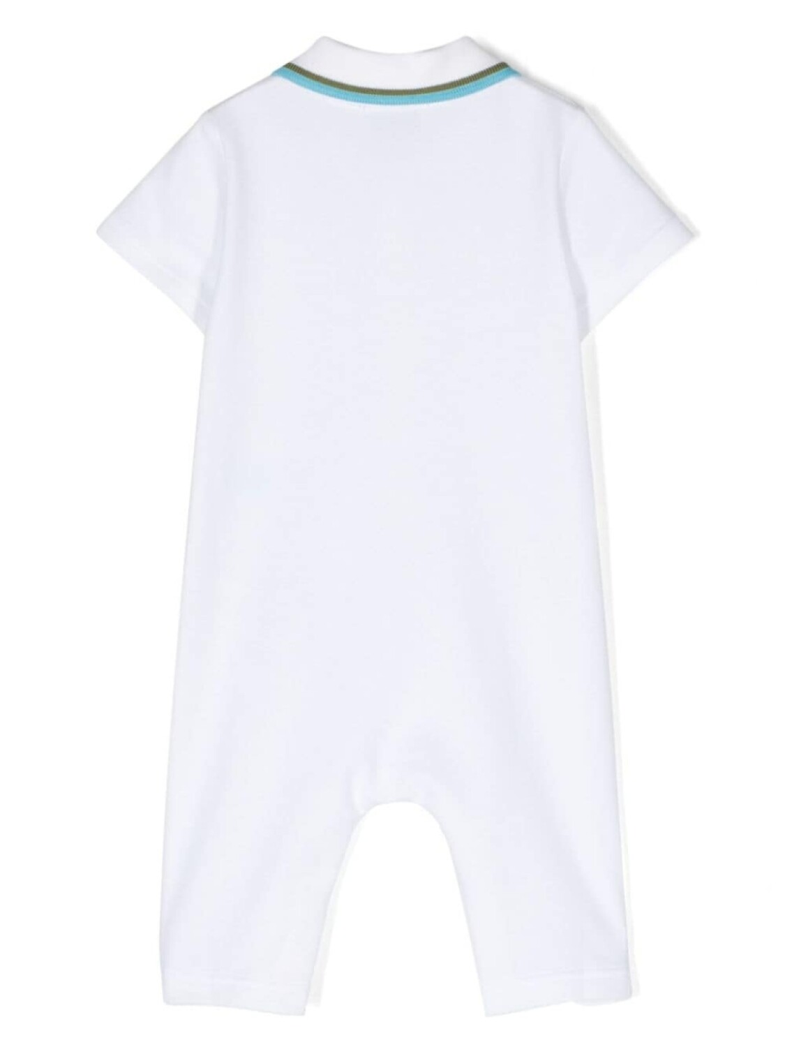 Burberry Kids ромпер Equestrian Knight, белый — фото 2
