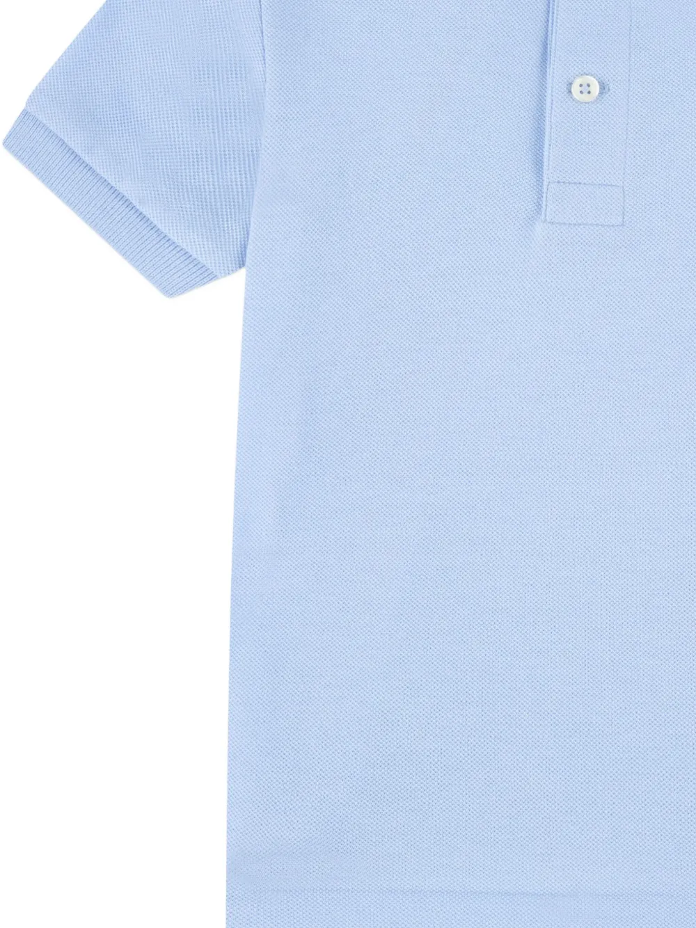 Рубашка поло с короткими рукавами Lacoste Kids, синий — фото 3