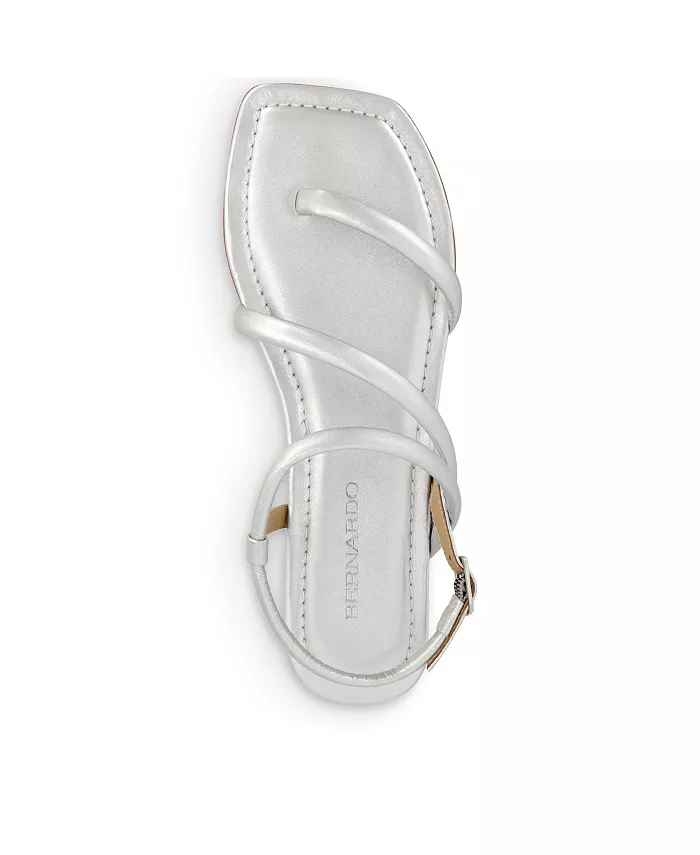 Бернардо Одэсса Плоские Сандалии Bernardo Footwear, серебряный — фото 3