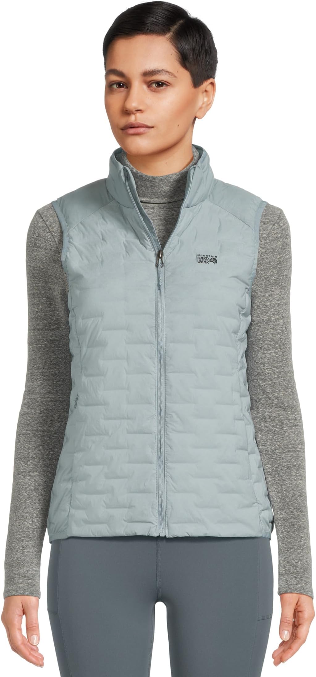 

Женский легкий жилет Stretchdown Mountain Hardwear, Ice Shadow