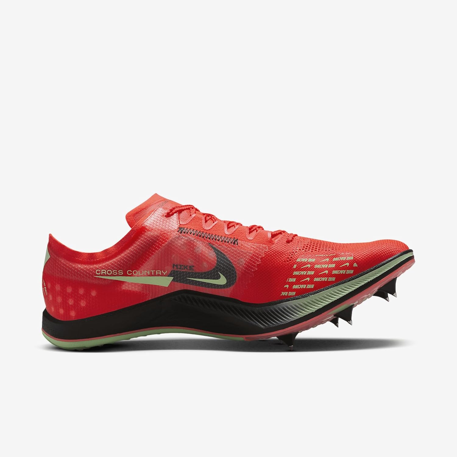 Мужские бутсы Nike ZoomX DragOnfly XC, Bright Crimson/Black/Metallic Silver/Vapor Green — фото 3