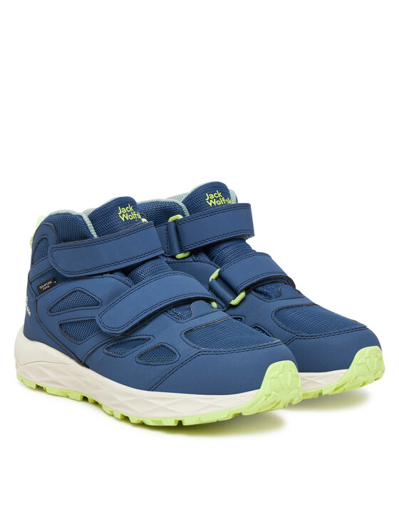 Кроссовки Woodland 2 Texapore Mid Vc A64865 Jack Wolfskin, синий — фото 2