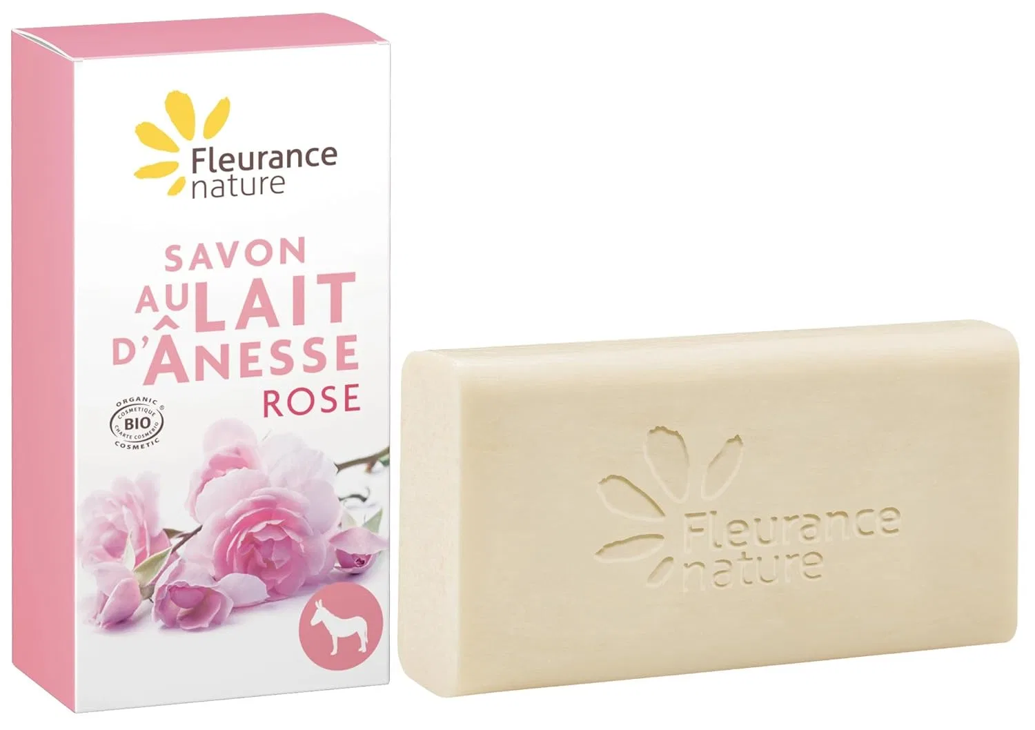Твердое мыло с ароматом розы Fleurance Nature, 100 г