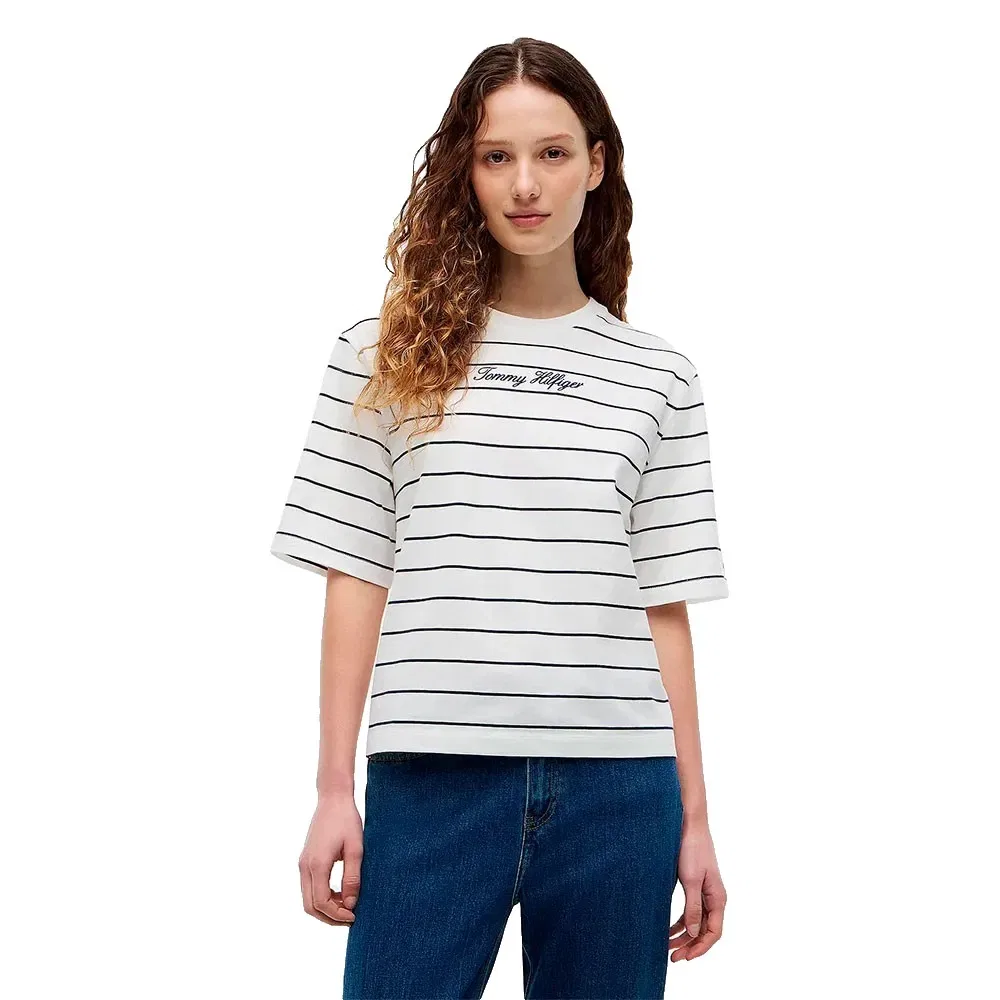 Женская футболка свободного кроя Tommy hilfiger, White