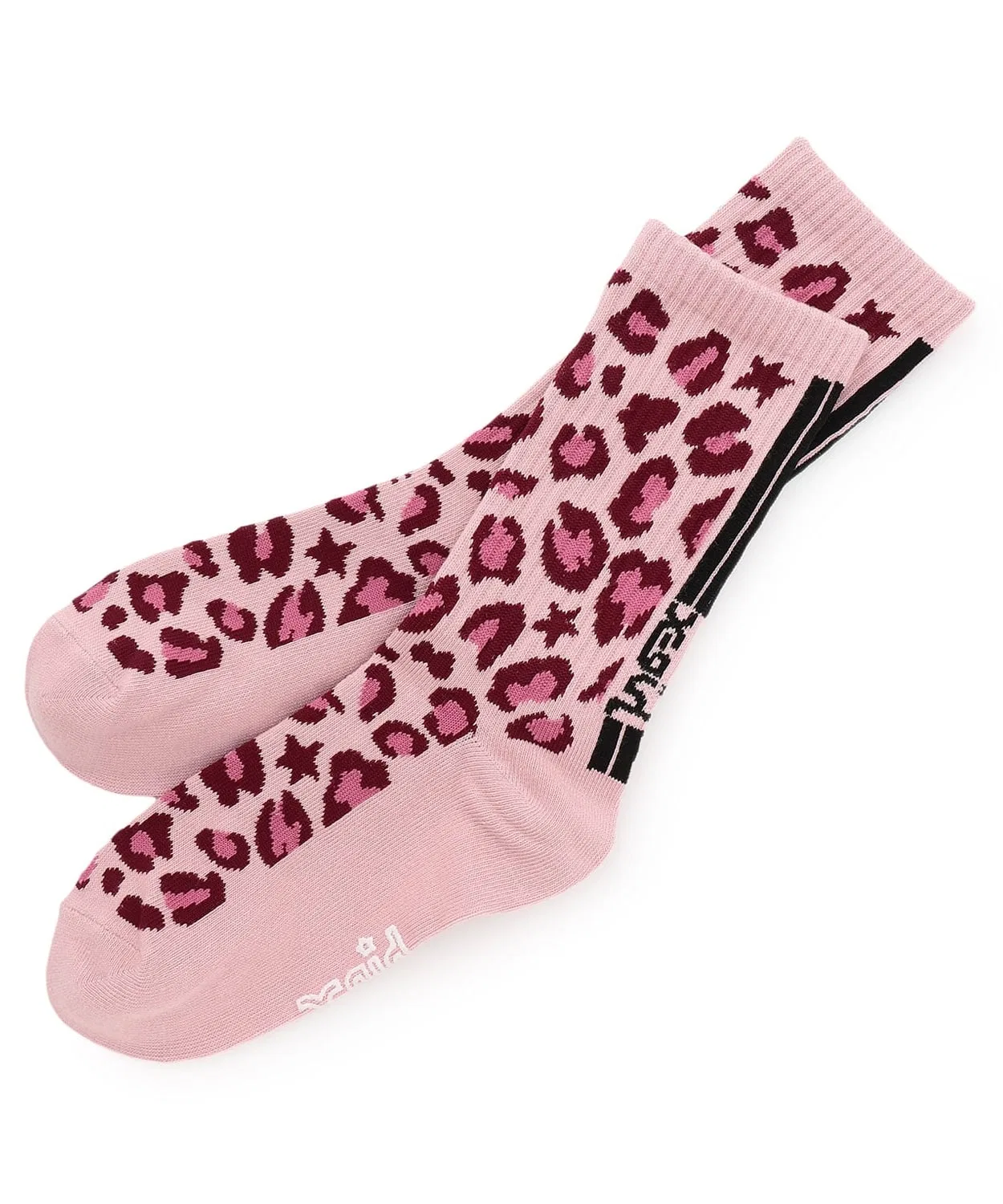 Детские носки с принтом X-girl Stages, Pink