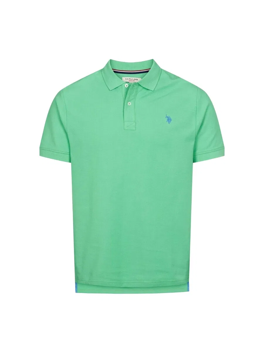 Рубашка на пуговицах стандартного кроя «UMALFRED» зеленого цвета U.S. Polo Assn.