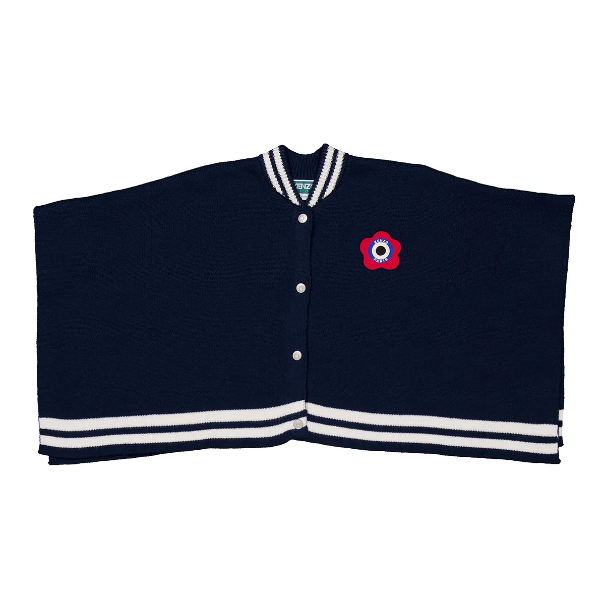 Кейп трикотажный Kids Varsity Knit Cape Kenzo, Navy
