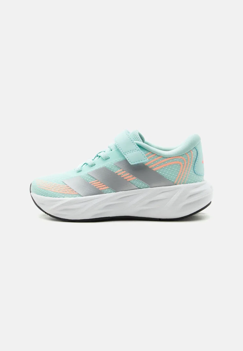 Кроссовки Galaxy 8 EL C унисекс для бега по улицам Adidas Performance, Semi Flash Aqua/Tech Grey Metallic/Frozen Turbo