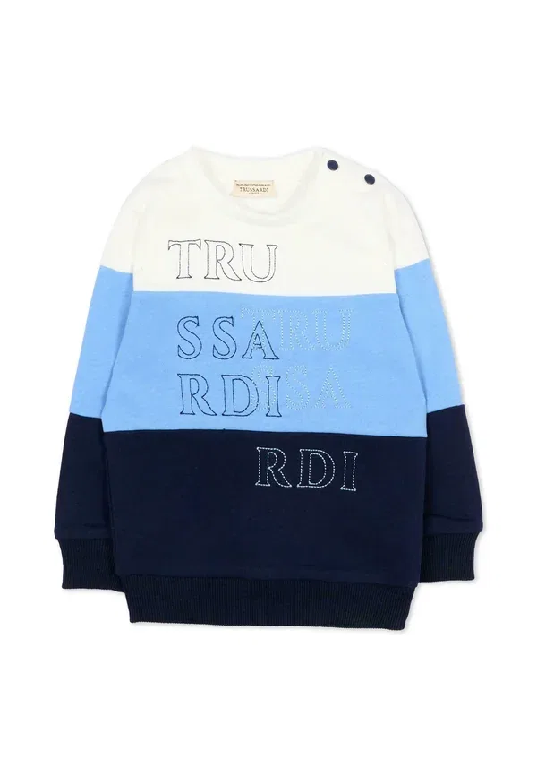 Свитшот из хлопка Maglioni Tru Trussardi Junior, Multi-coloured, мультиколор