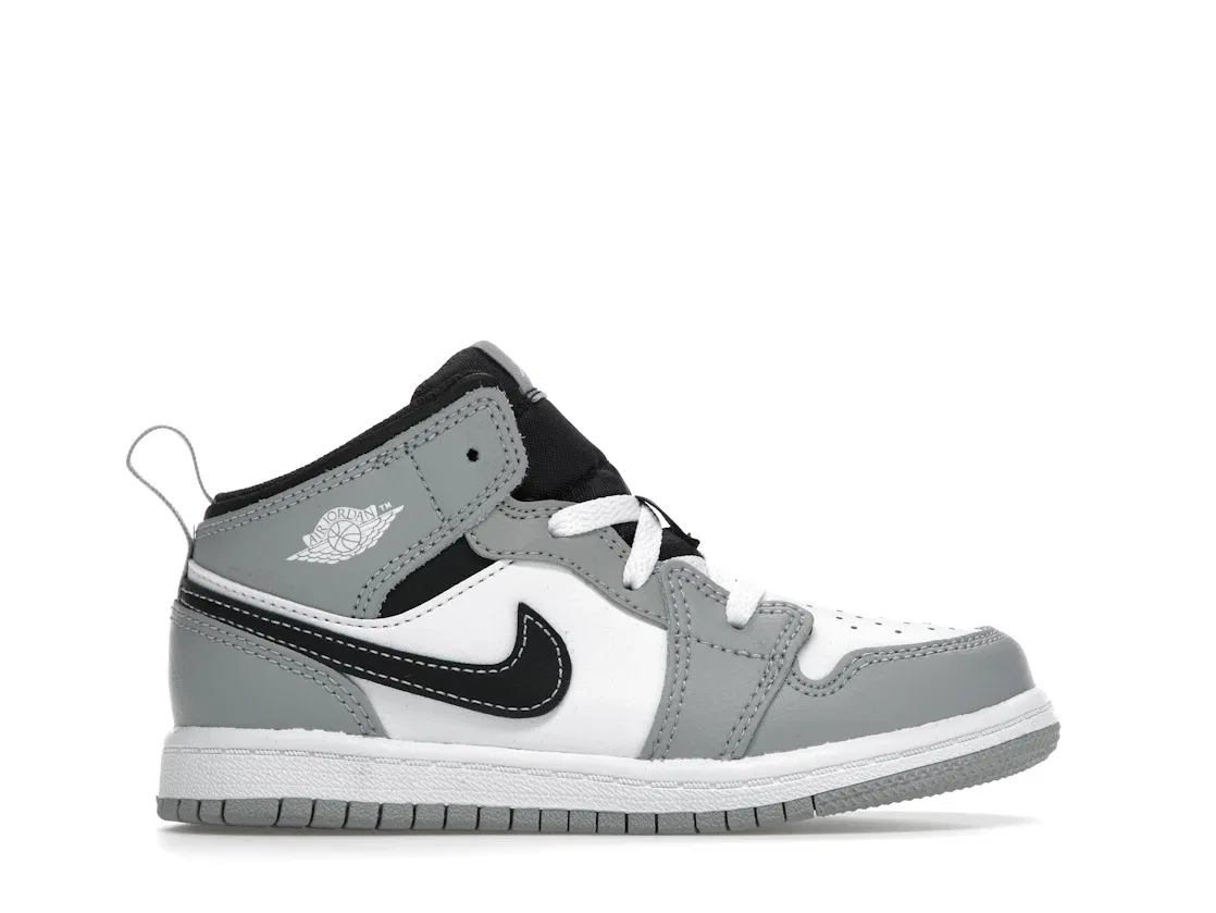 Детские кроссовки Lifestyle с моделью Jordan 1 Mid Jordan, Light Smoke Grey/Anthracite/White