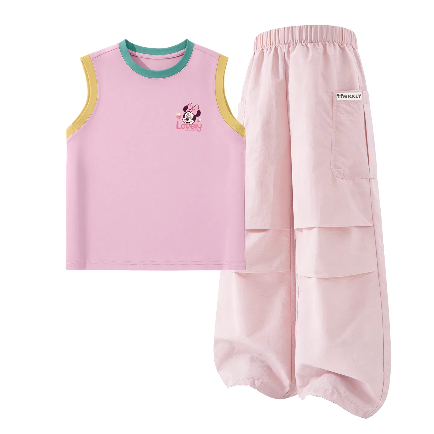 Костюм спортивный Crew Neck, Disney, Pink