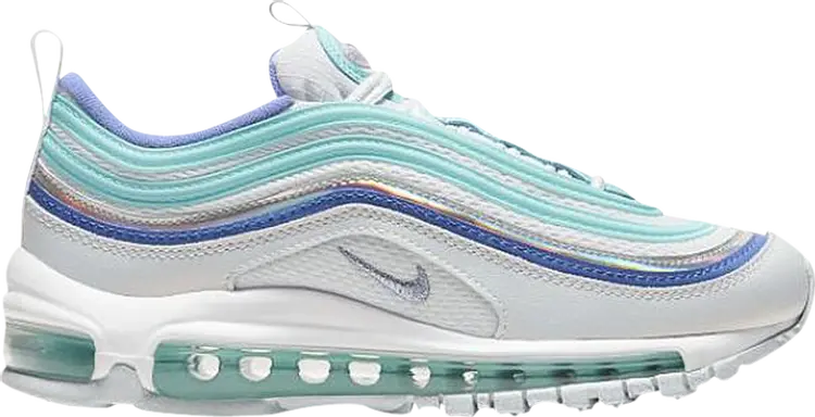 

Кроссовки Nike Air Max 97 FP GS 'White Spruce Aura', белый