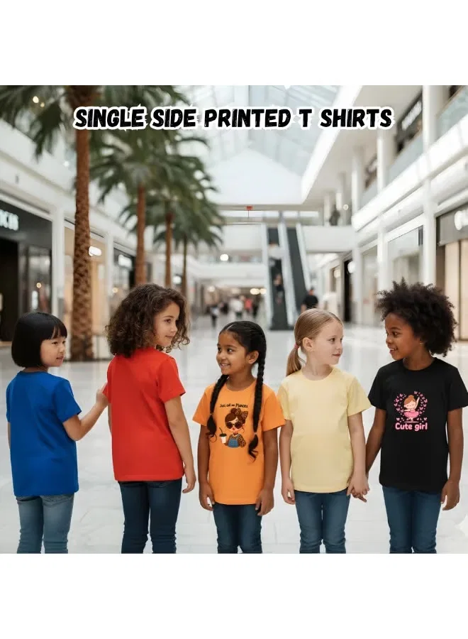 Комплект футболок с принтом для девочек Printshop4Me, комбо 2 — фото 4