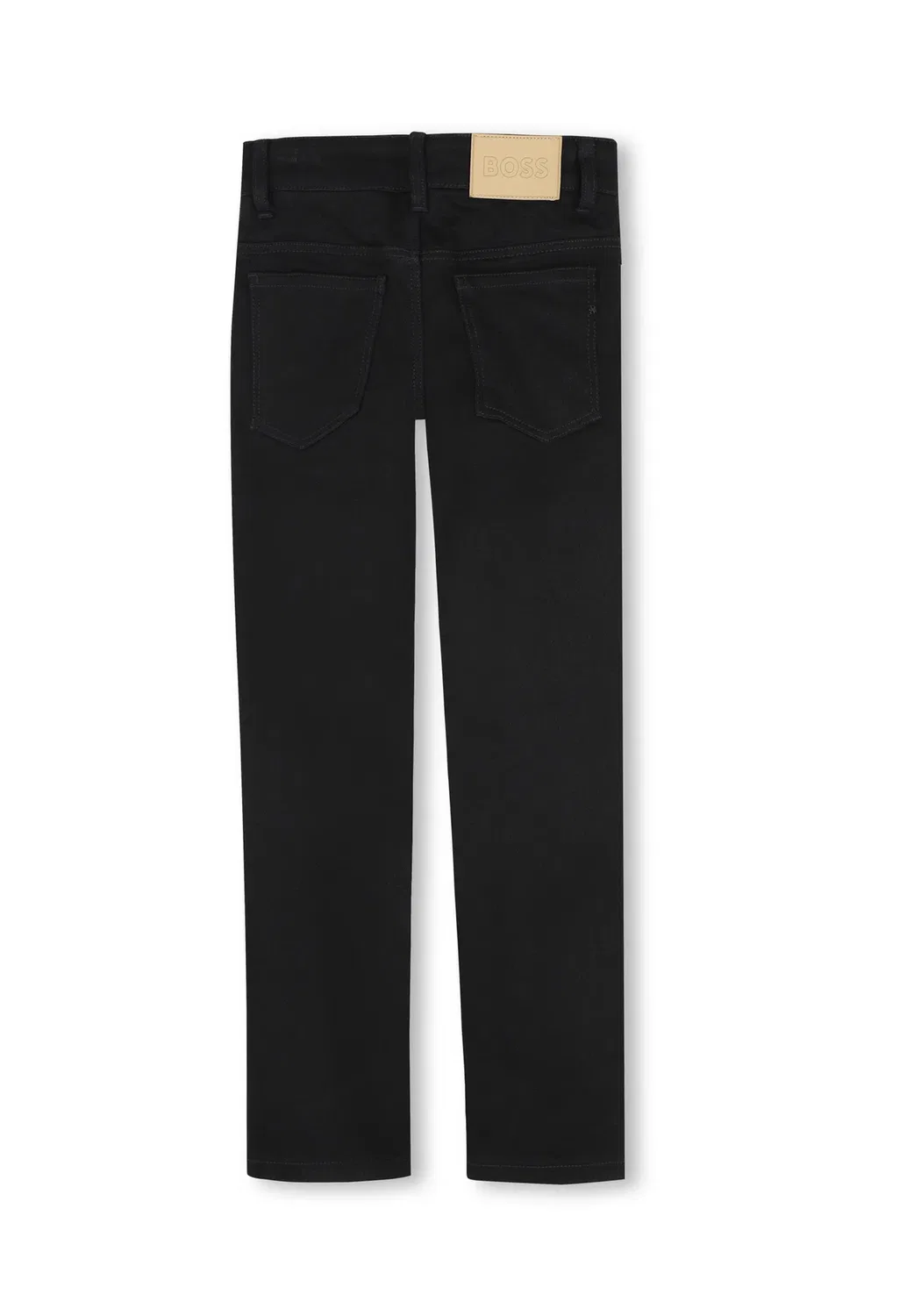 Pantalon en denim - джинсы зауженного кроя Boss Kidswear, Black — фото 3