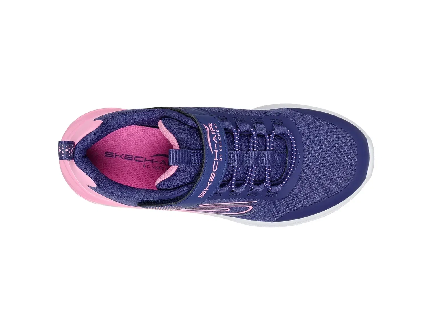 Кроссовки с воздушной подушкой Microspec Max Advance Fly 3.0 Skechers, Navy/Pink — фото 3