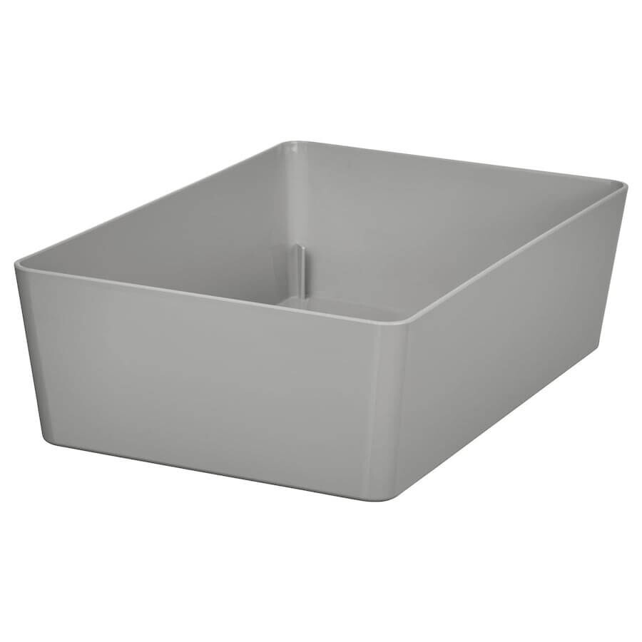 

Коробка Ikea Kuggis 18x26x8 см, светло-серый