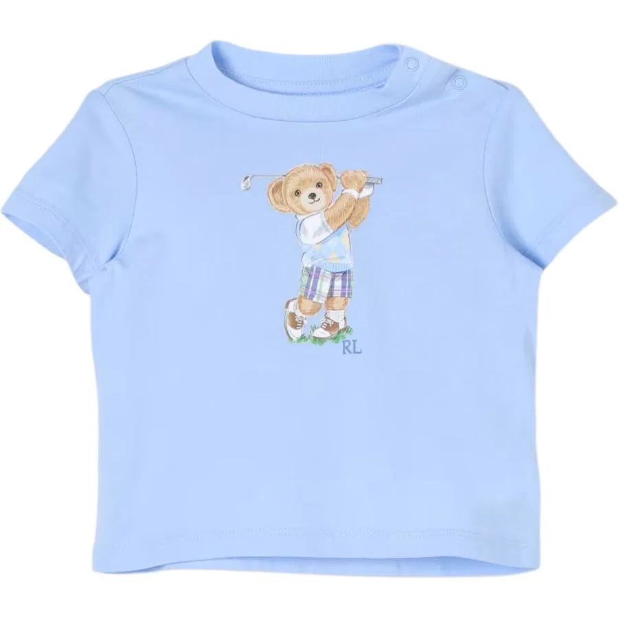 Детская футболка с коротким рукавом Blue Polo Ralph Lauren