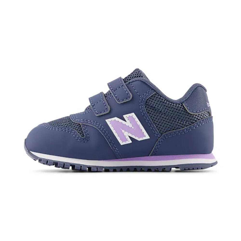 Кроссовки с липучкой New Balance 500, синий — фото 3