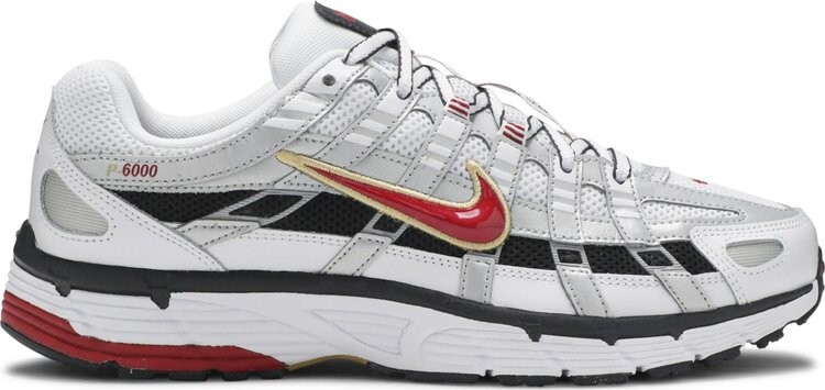 Кроссовки Nike Wmns P-6000 CNPT 'Metallic Silver Red', серебряный