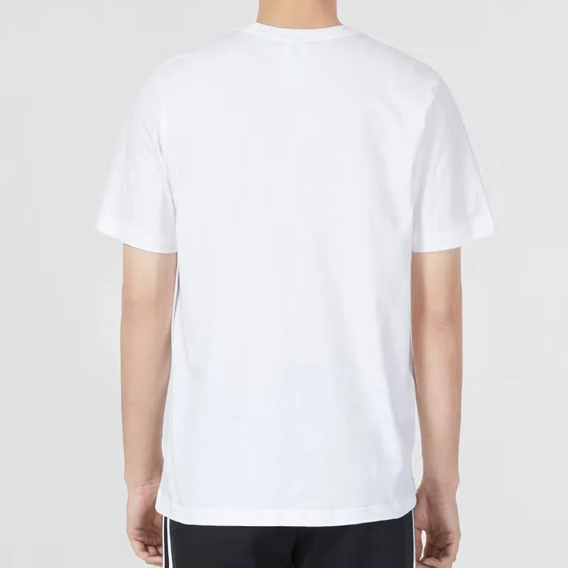 Футболка с вышивкой Essentials Adidas, красный — фото 3