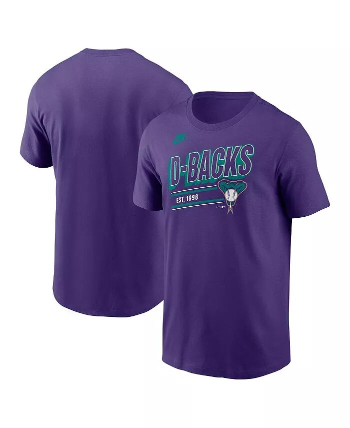 

Мужская фиолетовая футболка Arizona Diamondbacks Cooperstown Collection в стиле ретро Nike