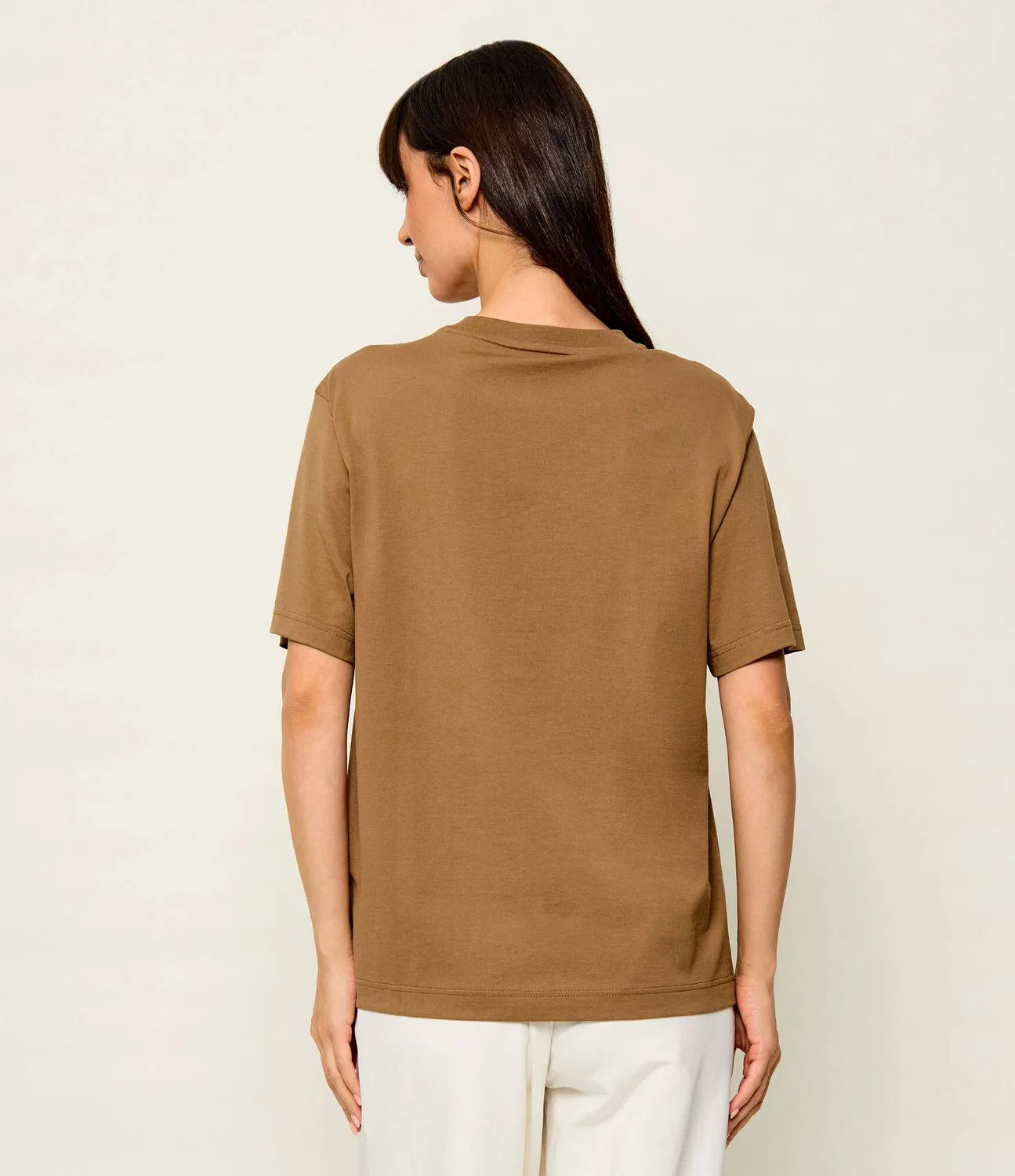 Футболка свободного кроя Lacoste, Marrone — фото 3
