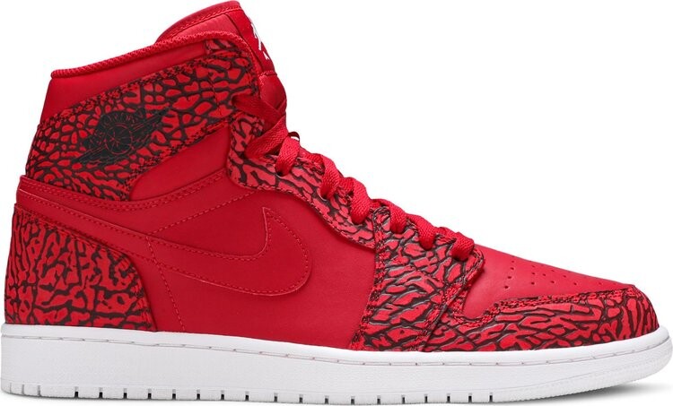 

Кроссовки Air Jordan 1 Retro High Red Elephant, красный