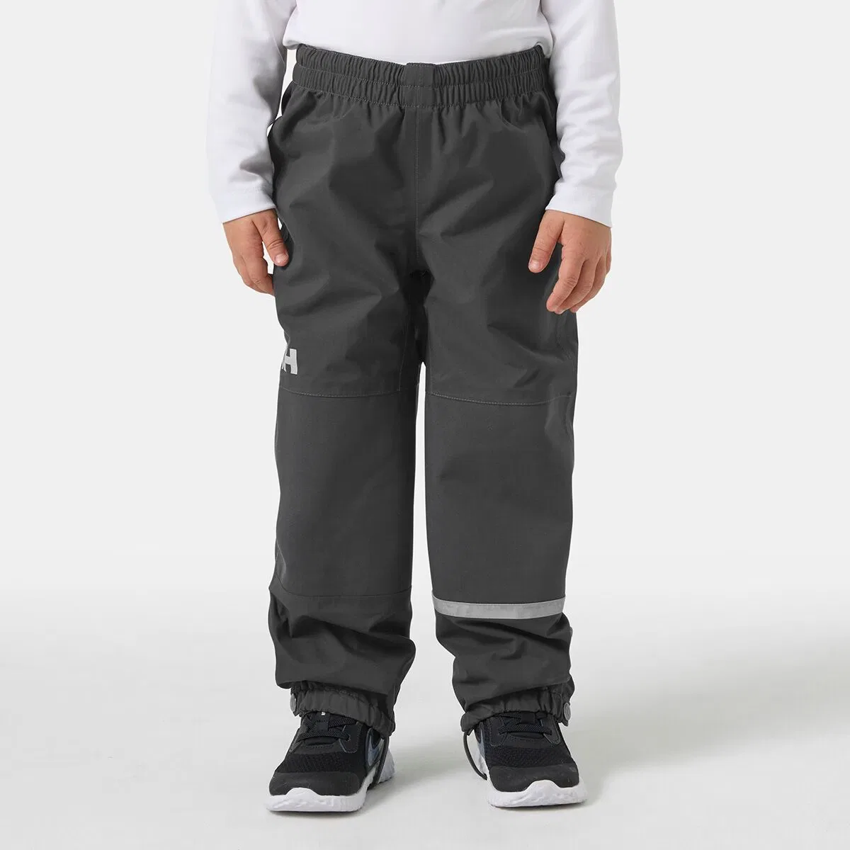 Детские водонепроницаемые штаны с reinforced knees Shelter ht pant Helly Hansen, Ebony — фото 4